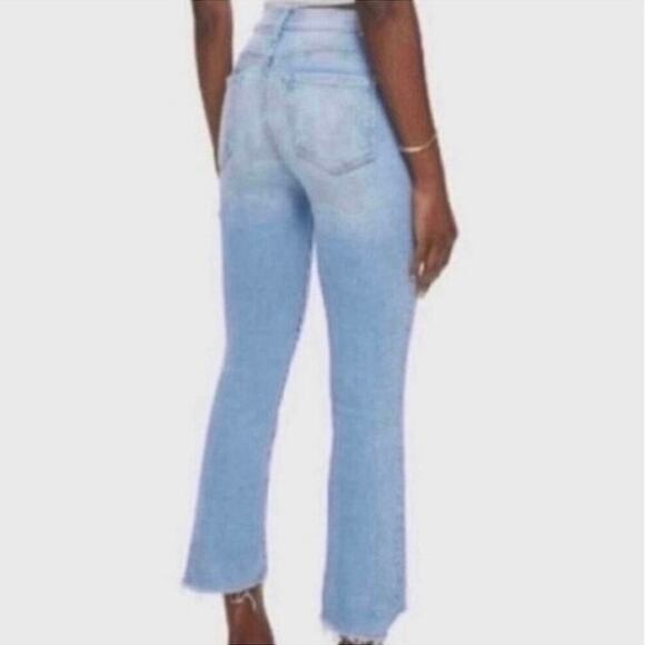 MOTHER Denim The Insider Step Crop Fray Jeans In Limited Edition 25 NWOT - Picture 3 of 10